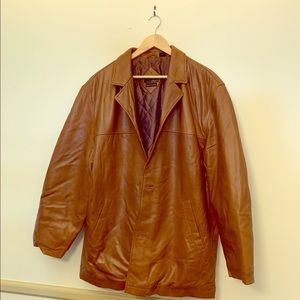Vintage Men’s St. John’s Bay Leather Jacket.